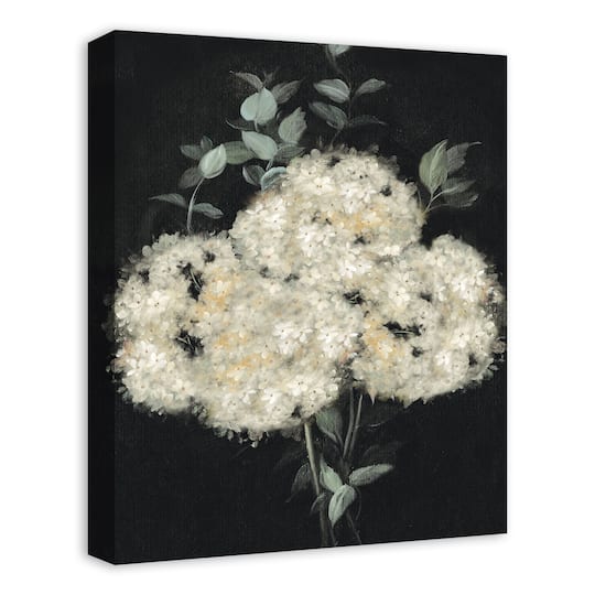 Moody Hydrangeas 16" x 20" Canvas Wall Art